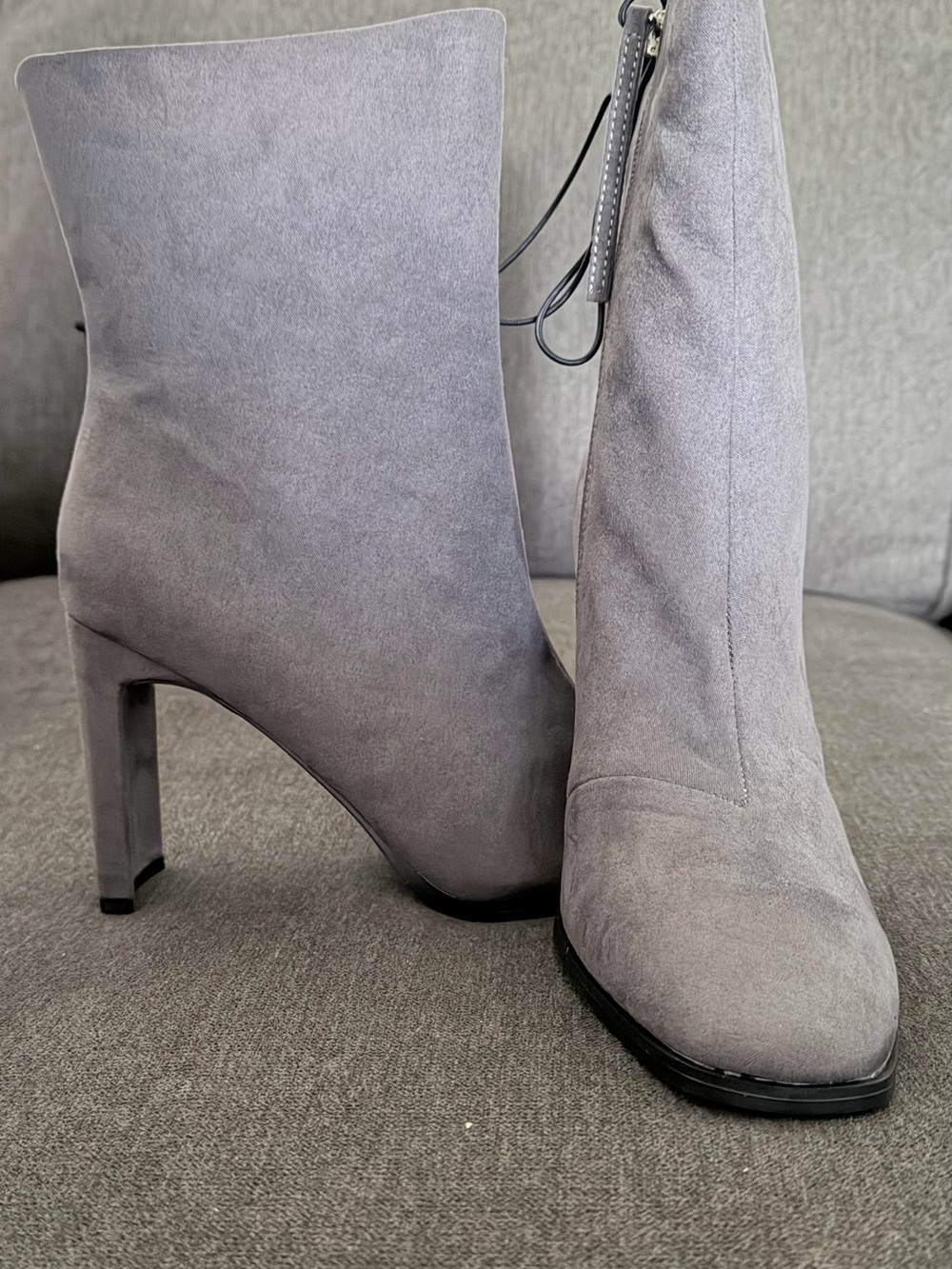 Worthington Golden Gray High-Heel Ankle Boots